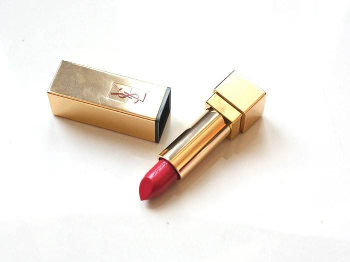 YSL Rouge Couture lipstick no 57 review, swatch, FOTD