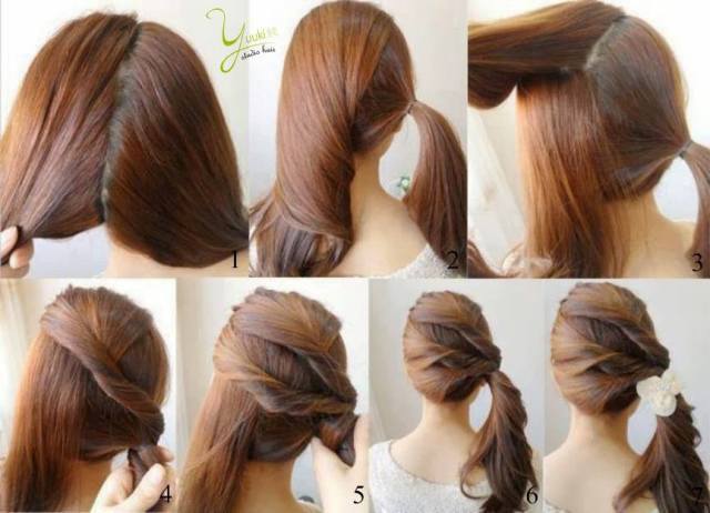 10 Awesome Hairstyles For Lazy Girls 5