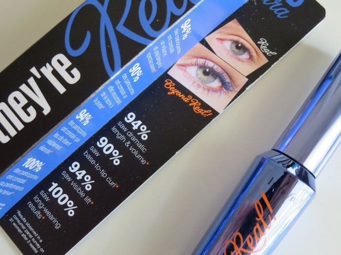 Benefit Beyond Blue They're Real! Lengthening Mascara Review1