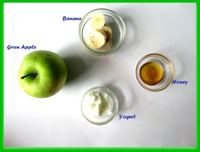 DIY Green Apple and Banana Face Mask for Problem-Free Skin1