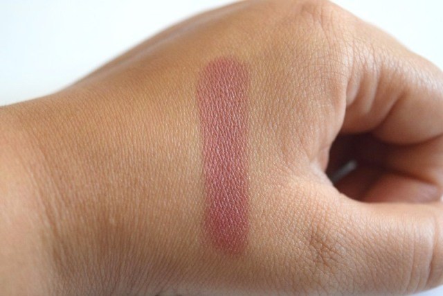 ELF Marsala Blush Moisturizing Lipstick swatch