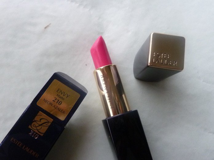 Estee Lauder Pure Color #210 Neon Azalea Envy Matte Sculpting Lipstick ...