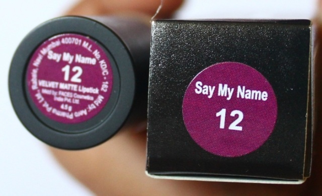 Faces Say My Name #12 Ultime Pro Velvet Matte Lipstick 2