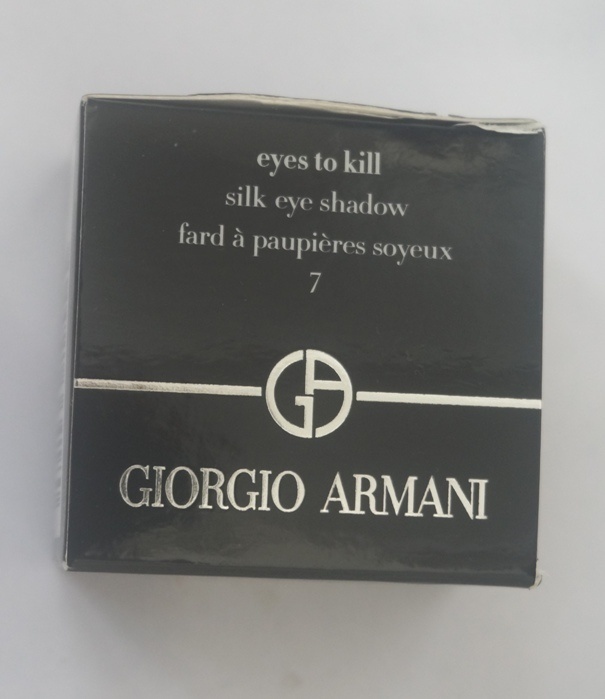 Giorgio Armani Sweet Fire Eyes to Kill Silk Eye Shadow Review