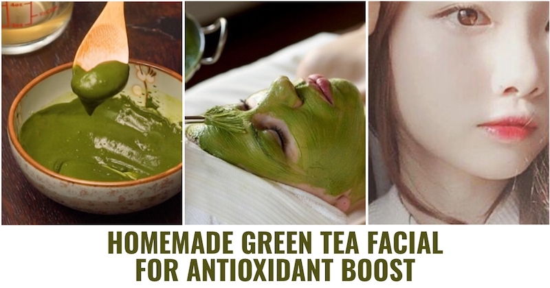 Green tea facial