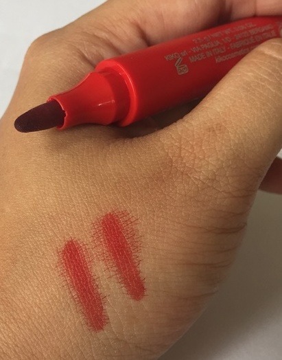 KIKO 105 True Red Long Lasting Colour Lip Marker 7