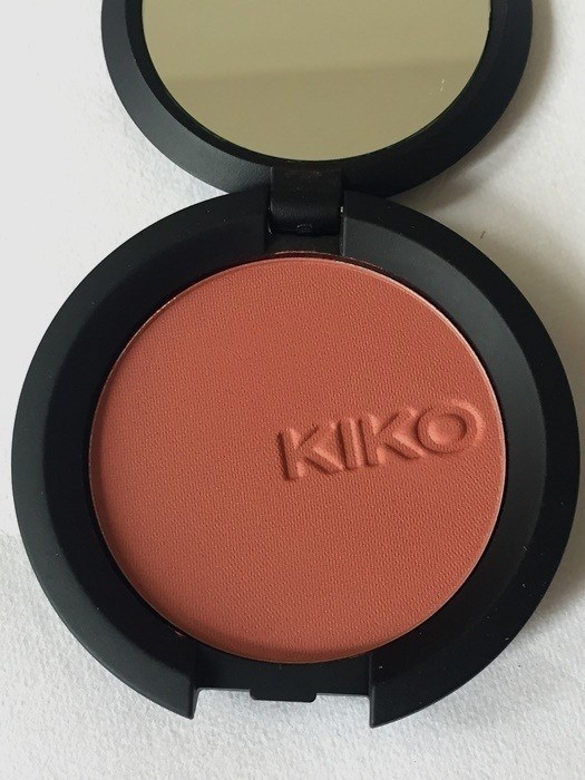 KIKO #107 Tomato Soft Touch Blush Review5