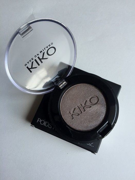 KIKO #124 Pearly Dark Dove Gray Highly Pigmented Eyeshadow Review
