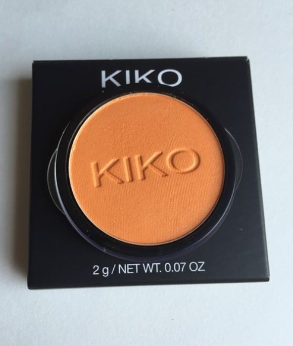 KIKO #206 Sparkling Orange Infinity Eyeshadow Review