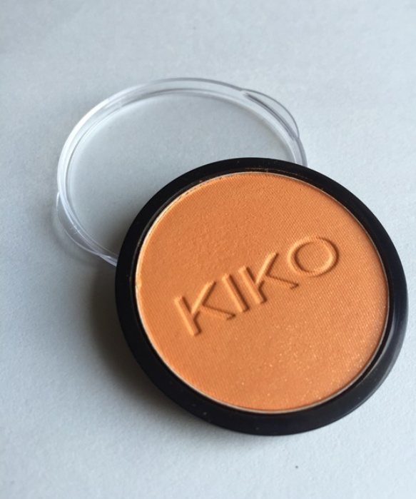 KIKO #206 Sparkling Orange Infinity Eyeshadow Review1