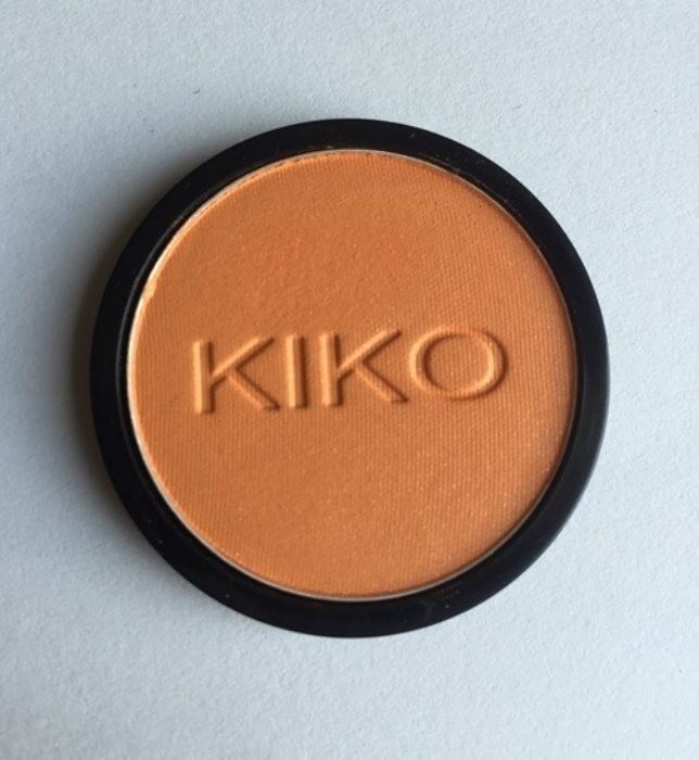 KIKO #206 Sparkling Orange Infinity Eyeshadow Review2