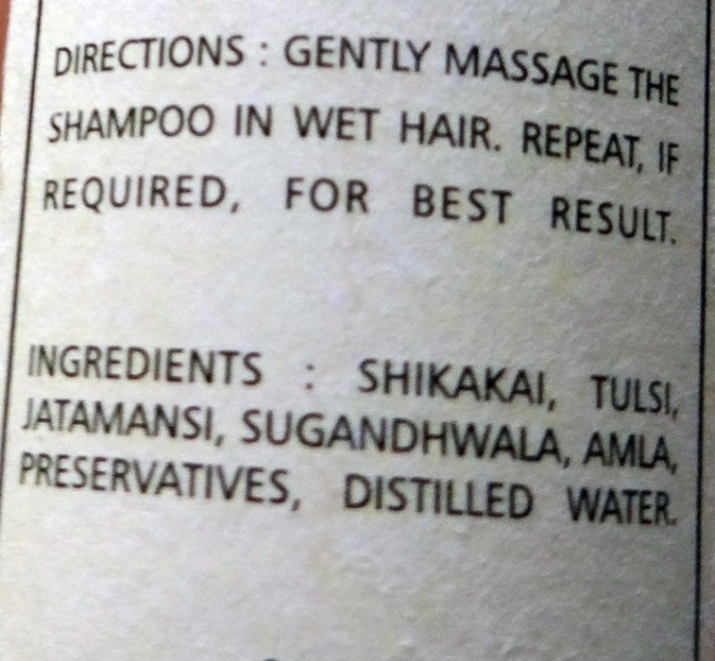 Khadi Herbal Shampoo with Shikakai and Amla Shampoo