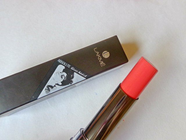 Lakme Absolute Coral Lustre Gloss Addict