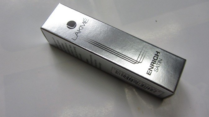 Lakme Enrich Satin Lipstick Packaging