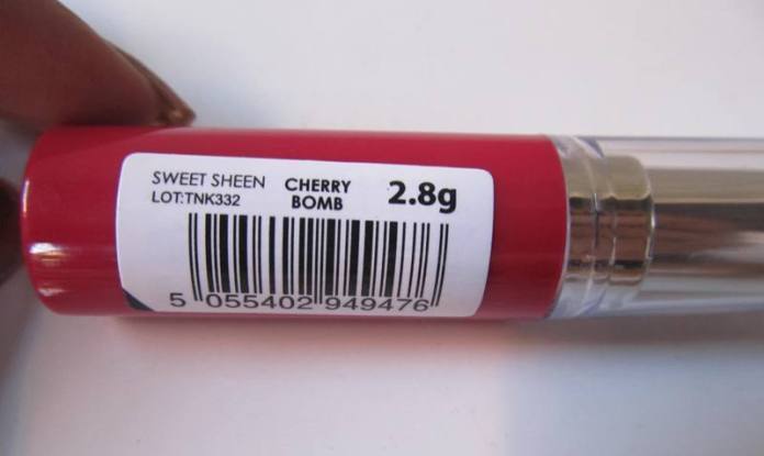 MUA Cherry Bomb Sweet Sheen Lip Balm Review1