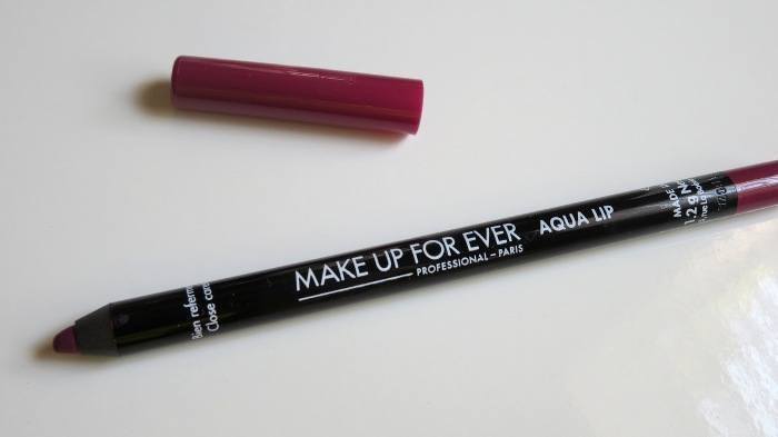 Make Up For Ever 10C Matte Raspberry Aqua Lip Waterproof Lip Liner Pencil Review