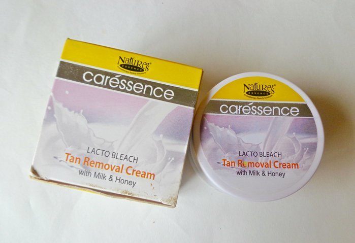 Nature’s Essence Caressnce Lacto Bleach Tan Removal Cream Review