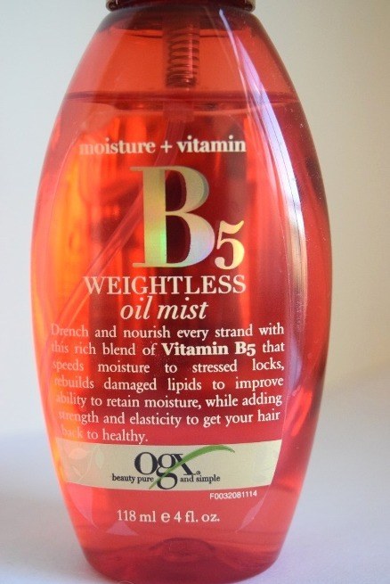 OGX Moisture + Vitamin B5 Weightless Oil Mist