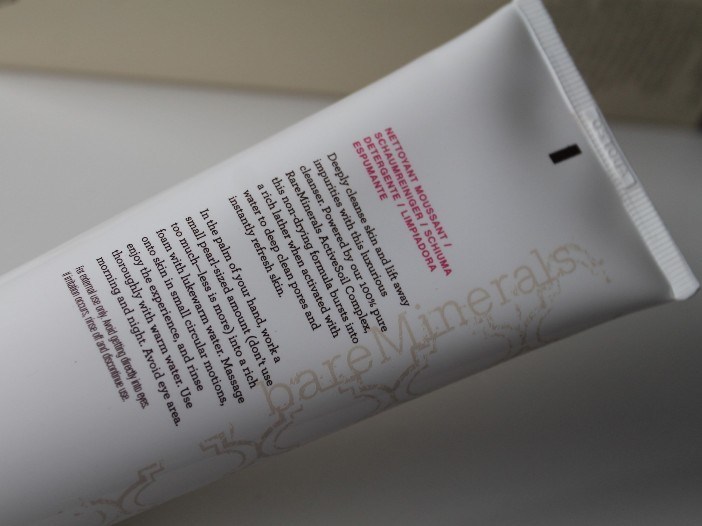 Bareminerals foaming cleansing