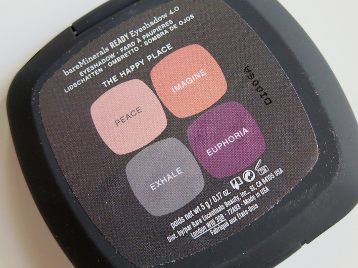 bareMinerals The Happy Place Ready Eyeshadow Quad