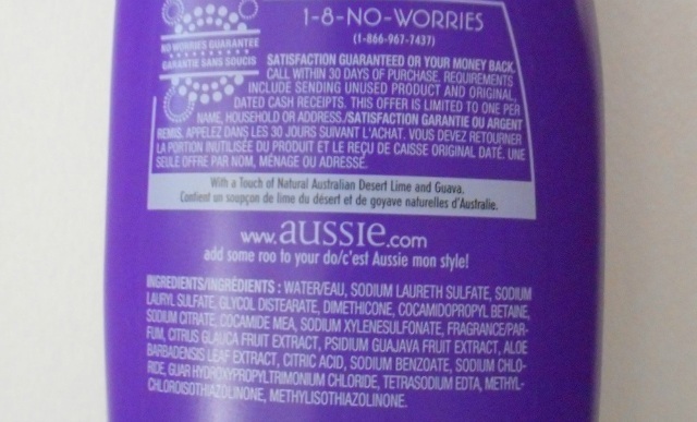 Aussie cleanse and mend shampoo review ingredients