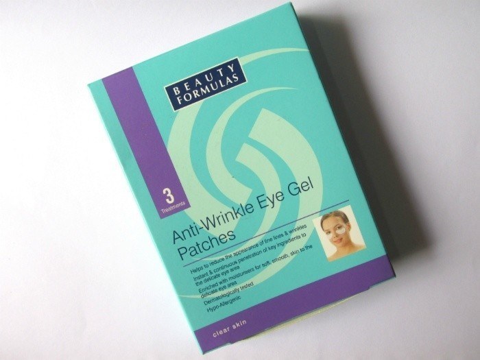 Beauty Formulas Anti-Wrinkle Eye Gel Patches Review