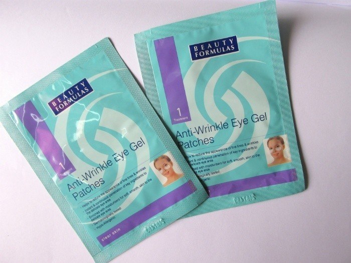 Beauty Formulas Anti-Wrinkle Eye Gel Patches Review3
