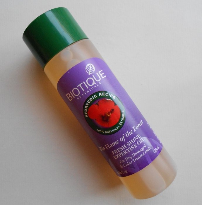 Biotique Bio Flame of the Forest Fresh Shine Expertise Oil Review