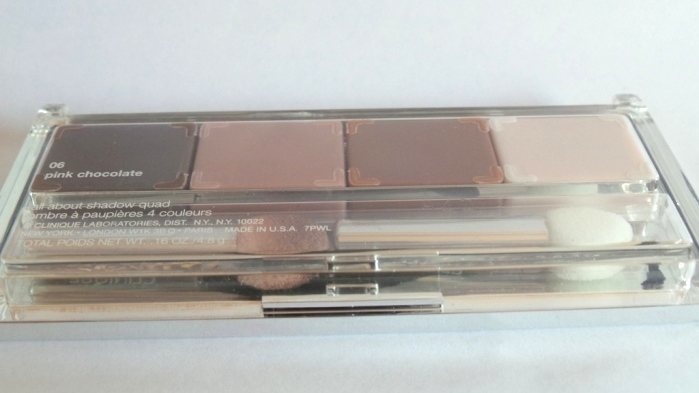 Clinique Pink Chocolate All About Shadow Quad Review2