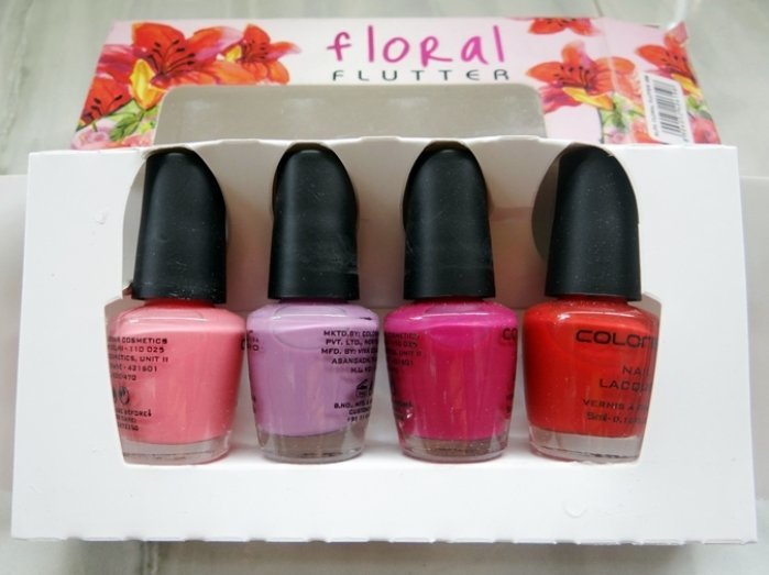 Colorbar Floral Flutter Nail Lacquer Pro Kit Review1