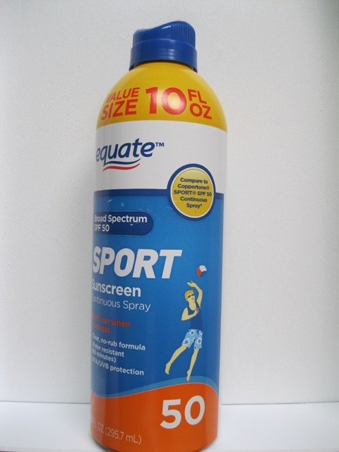 Equate Sport Continuous Spray Sunscreen SPF 50