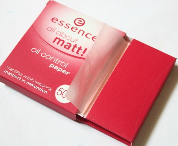 Essence All About Matt Oil Control Paper packaging