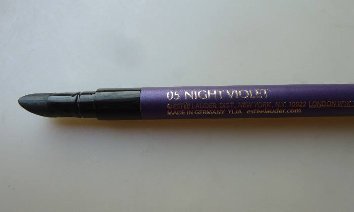 Estee Lauder Night Violet Double Wear Stay-in-Place Eye Pencil Review7