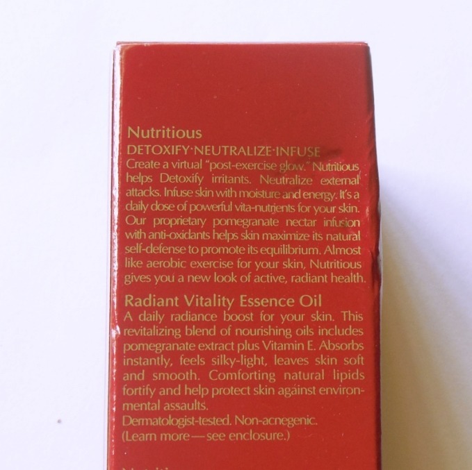 Estee Lauder Nutritious Radiant Vitality Essence Oil