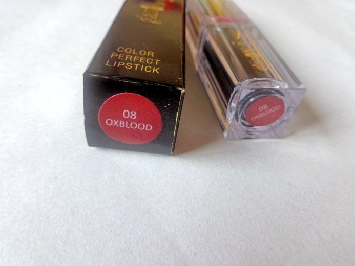 Faces Glam On Oxblood Color Perfect Lipstick