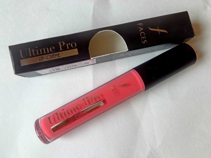 Faces Ultime Pro lip Creme Pink Flirtini Box and Container