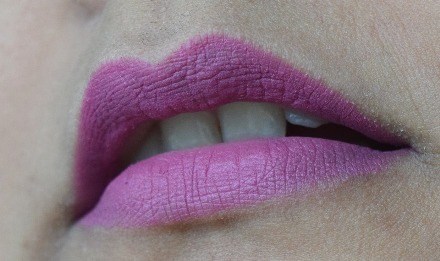 Pink lip stain