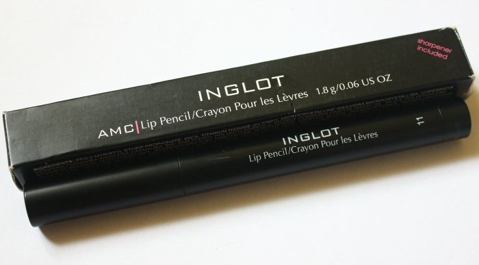 Inglot #11 AMC Lip Pencil Review4