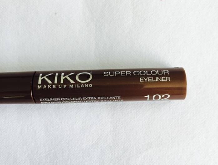 KIKO 102 Bronze Super Colour Eyeliner Review2
