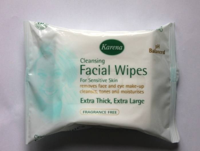 Karena Cleansing Facial Wipes for Sensitive Skin Review1