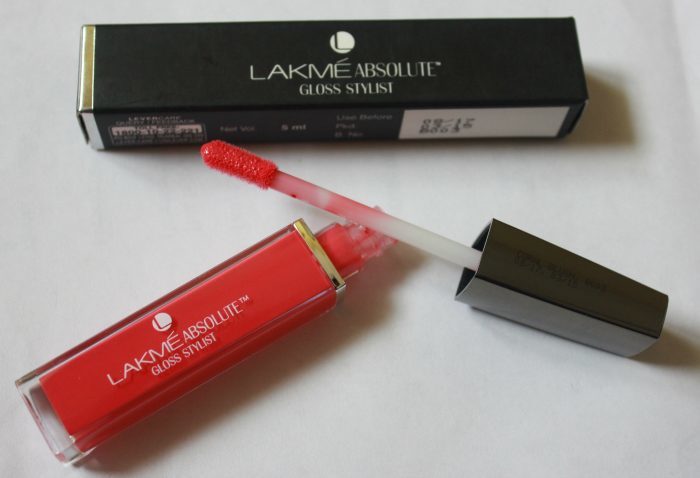 Lakme Absolute Coral Blush Gloss Stylist packaging