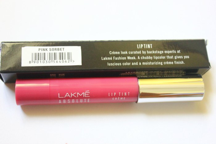 Lakme Absolute Pink Sorbet Lip Tint Crème Review description