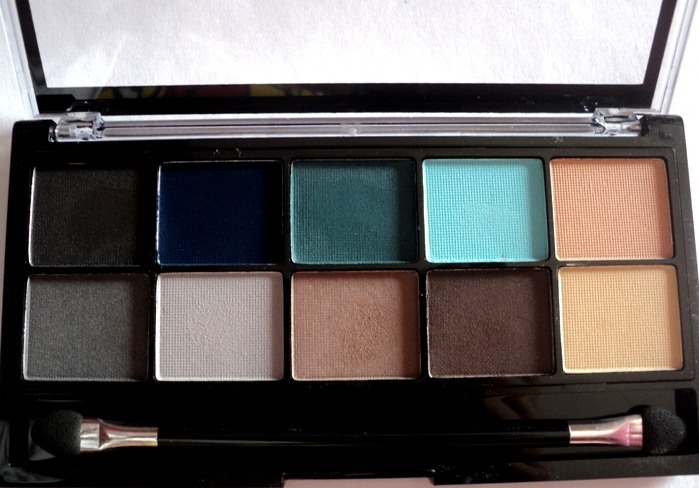 MUA Matte Collection Winter Forest Palette Review4