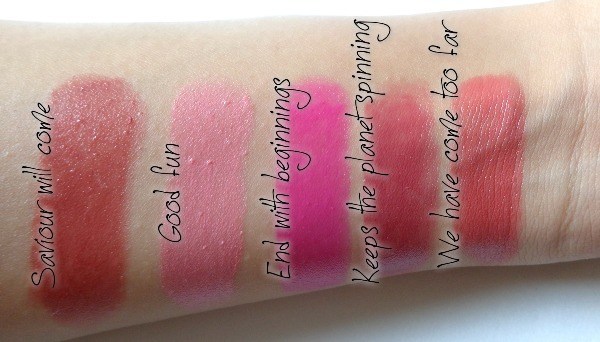 Makeup Revolution End with Beginnings #Liphug Lipstick Review11