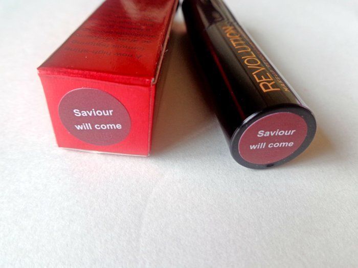 Makeup Revolution London Saviour Will Come #Liphug Lipstick 2