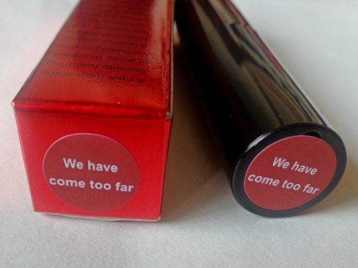 Makeup Revolution We Have Come Too Far Lip Hug Review packaging