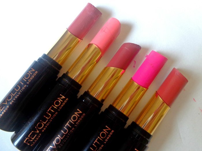 Makeup Revolution We Have Come Too Far Lip Hug Review shades bullet