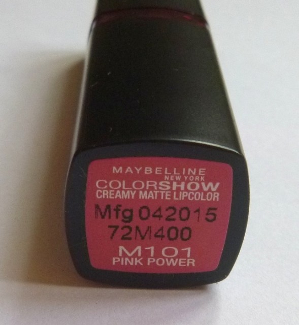 Maybelline Pink Power M101 Color Show Matte Lipstick 2