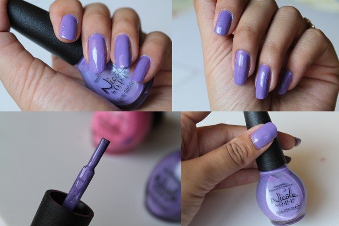 Nicole by OPI Nail Lacquer Positive Energy, In Sync with Pink, Oh That’s Just Grape Review5