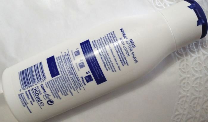 Nivea After Shave Body Lotion Review2